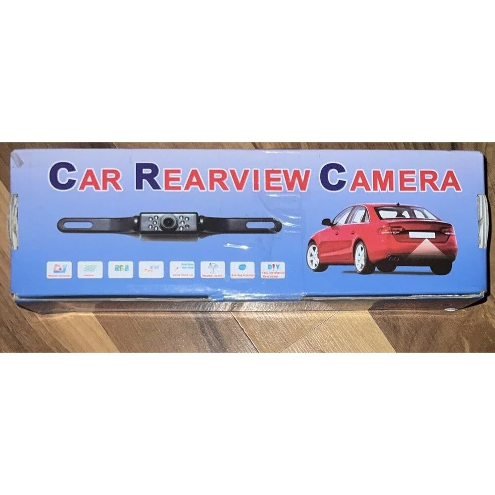 Rear View Backup Camera Reverse License Plate Night Vision Waterproof 300m